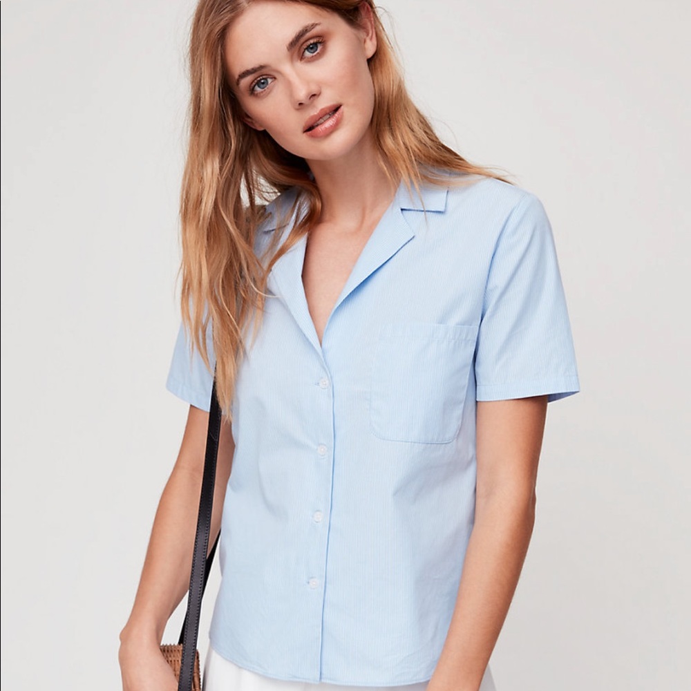 Aritzia Sunday Best Faye Blouse in Medium